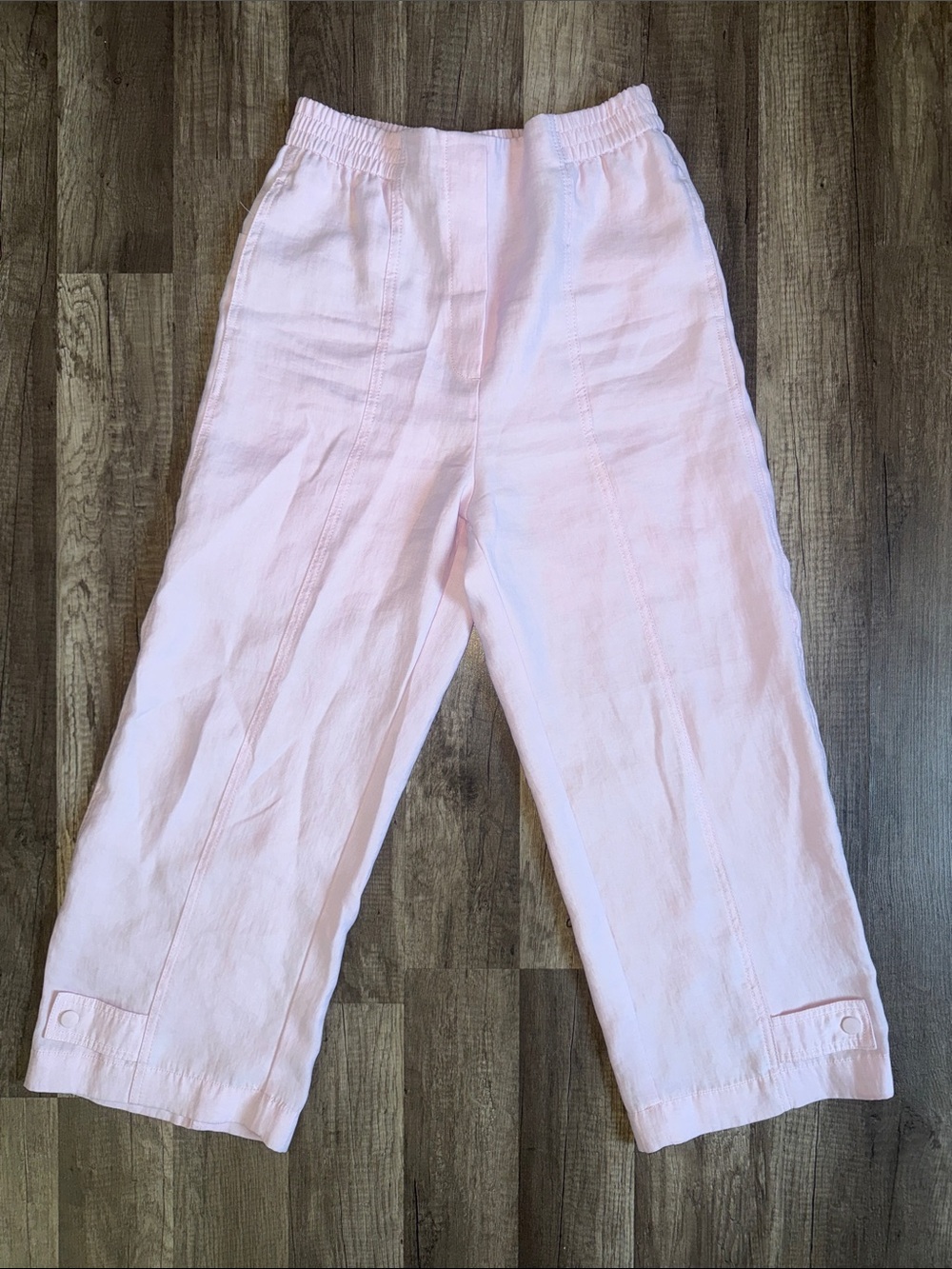 Zara Soft Pink Pull-On Ankle Pants - XS